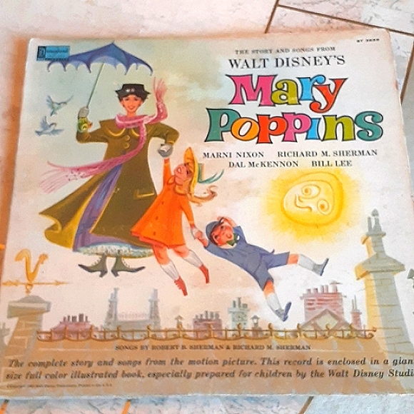 Disney Other - Walt Disney vintage 1964 Mary Poppins storybook /33 1/2 vinyl record